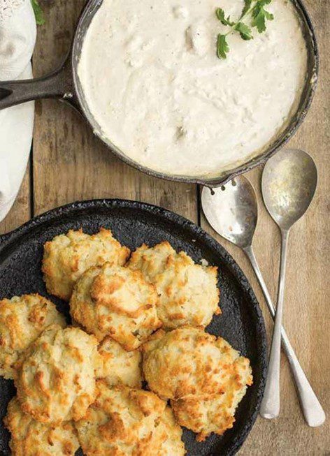 Keto Biscuits and Gravy